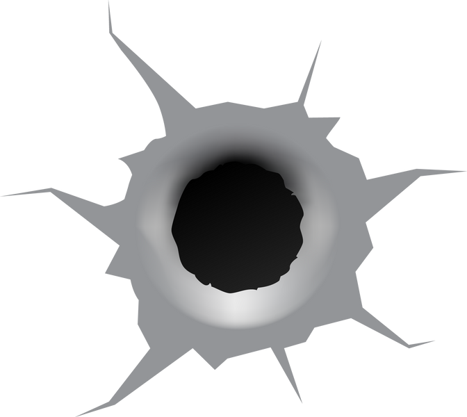 Bullet hole